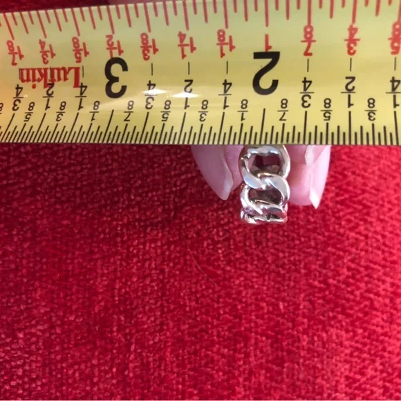 Sterling Silver Chain Link Ring - Picture 5 of 5